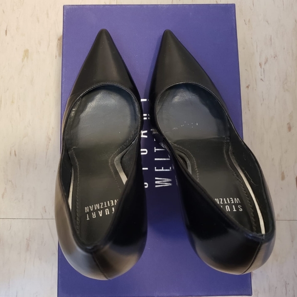 Stuart Weitzman Nouveau black kid leather Size 6 - Picture 3 of 14